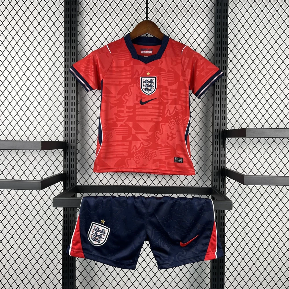 Детская футбольная форма England Away 26/27 red #1