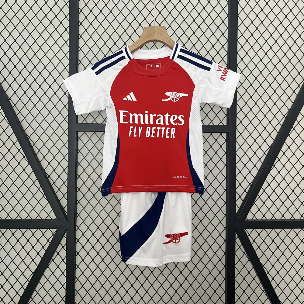 Детская футбольная форма Arsenal Home 24/25 red #1