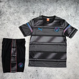 Футбольная форма Man City Training grey/black #1