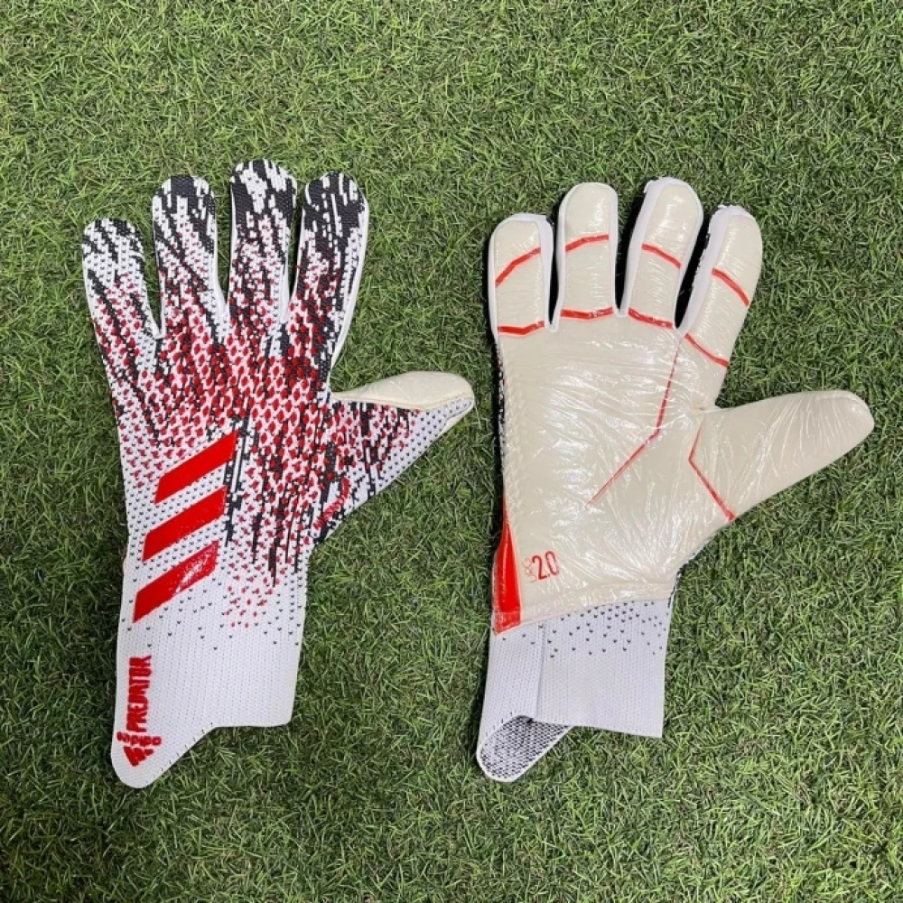 Вратарские перчатки Adidas Predator 20 Pro white #1