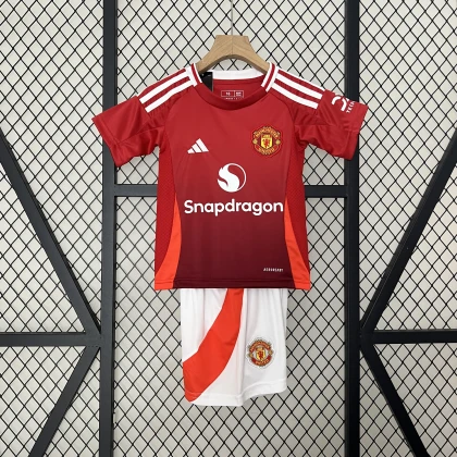 Детская футбольная форма Man United Home 24/25 red