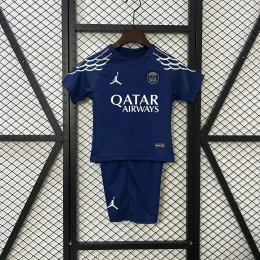 Детская футбольная форма PSG Third 24/25 navy/white #1