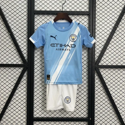 Детская футбольная форма Man City Home 25/26 blue