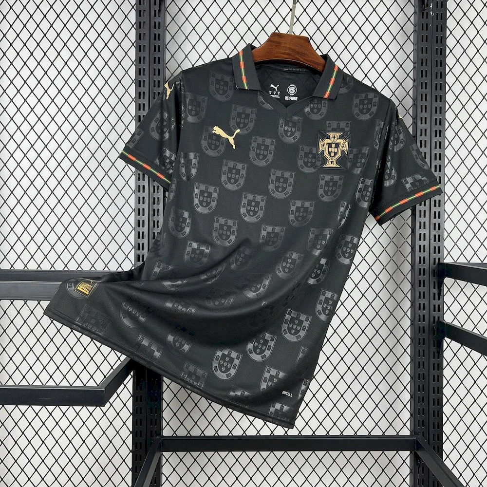 Футболка Portugal Fans Third 26/27 Top black #1