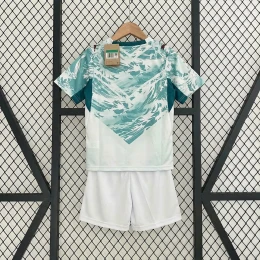 Детская футбольная форма Portugal Away 26/27 white/green #2