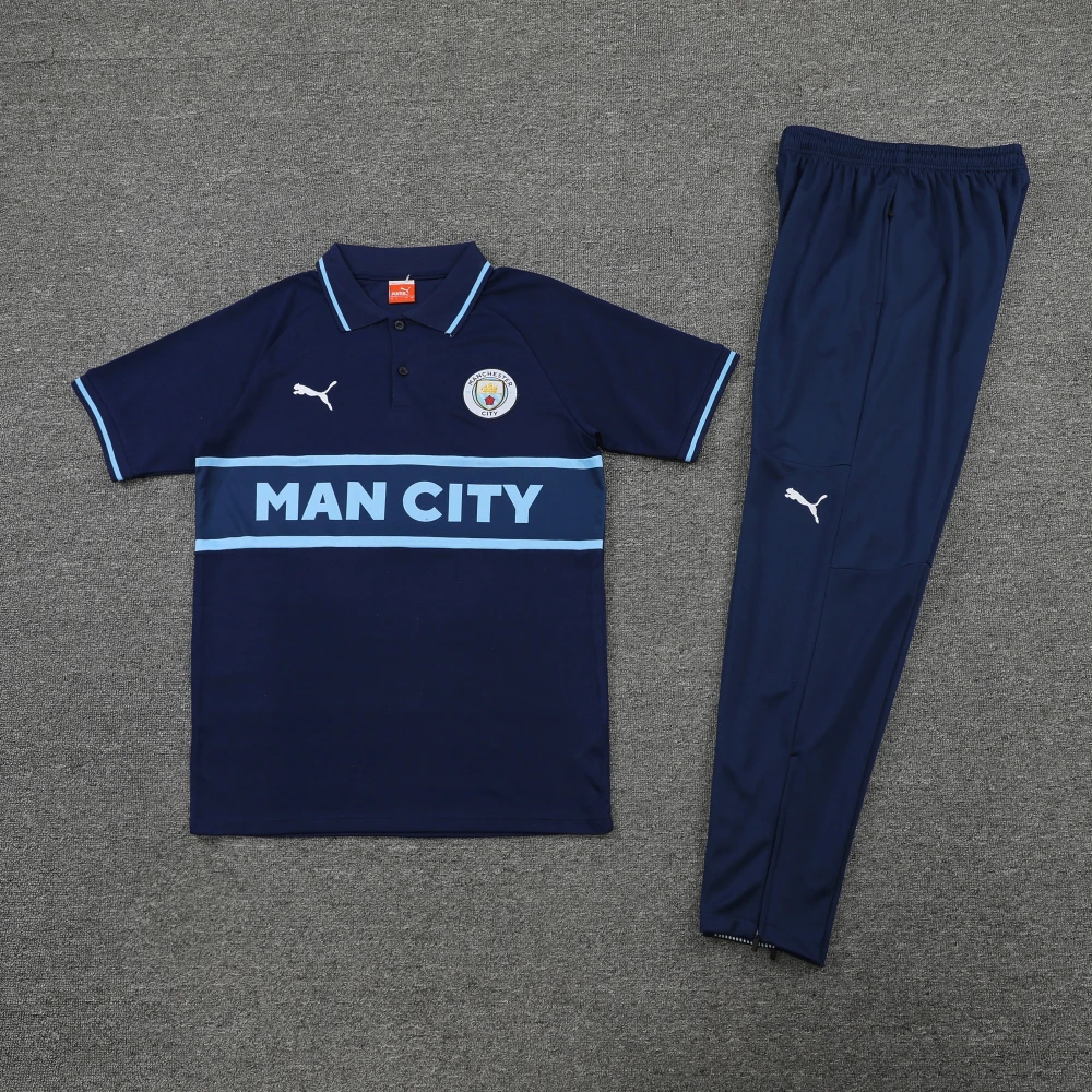 Костюм поло Man City navy/blue #1