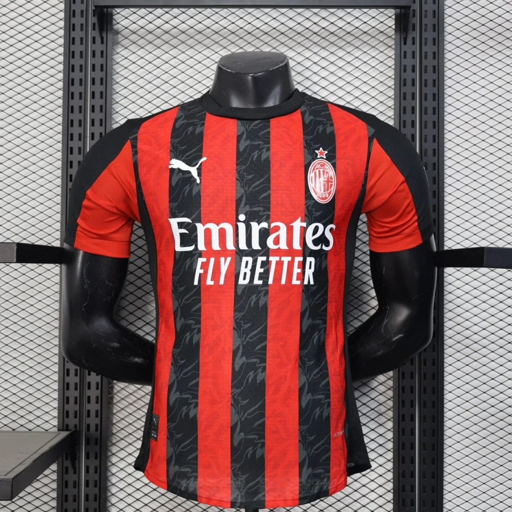 Футболка Milan Home 25/26 Top red/black #1