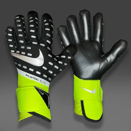 Вратарские перчатки Nike Phantom Elite black/volt