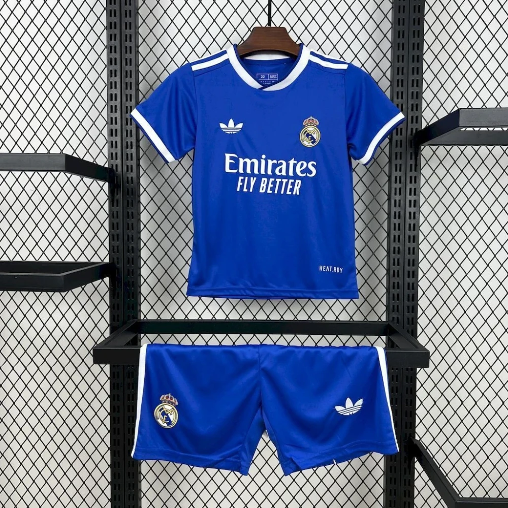 Детская футбольная форма Real Madrid Third 25/26 blue #1