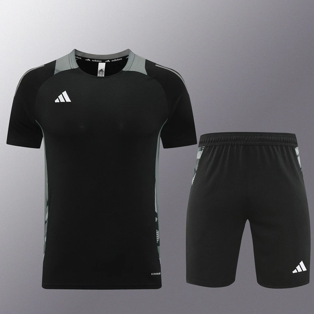 Футбольная форма Adidas black/grey #2
