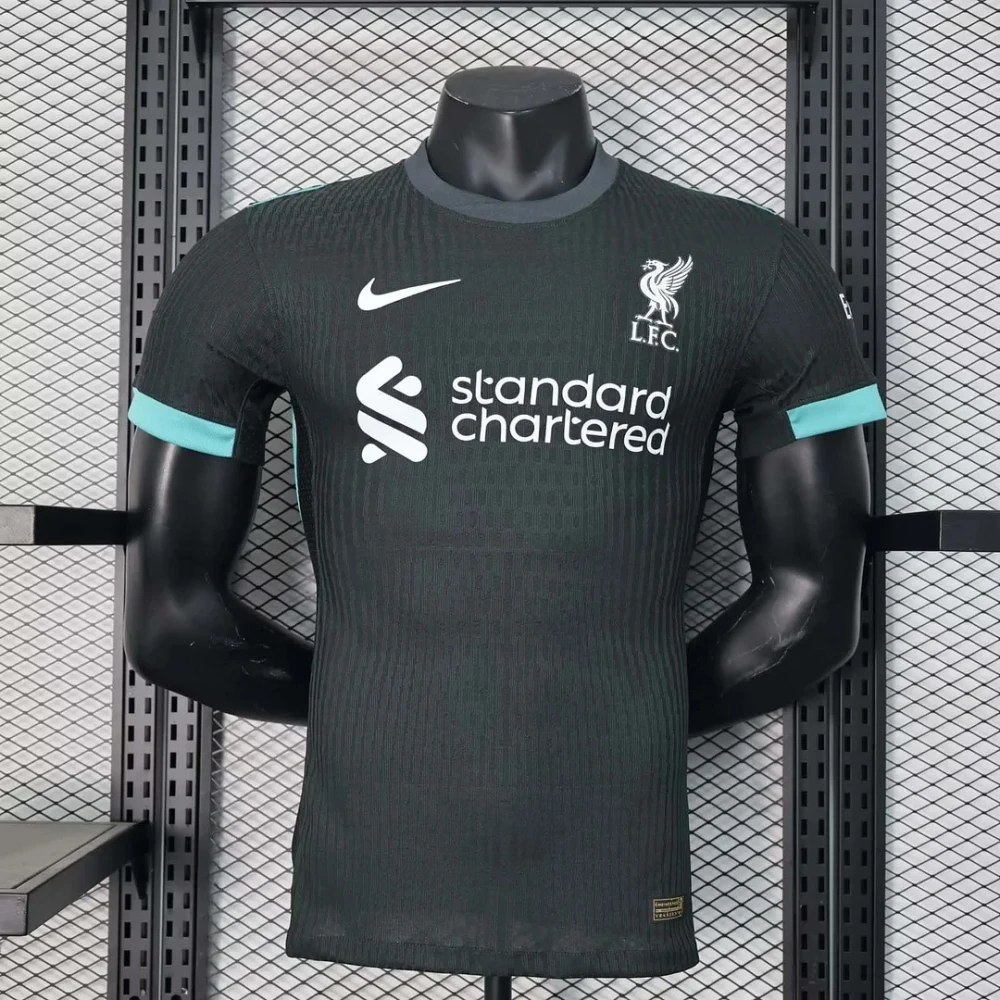 Футболка Liverpool Away 24/25 Top black #1