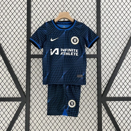 Детская футбольная форма Chelsea Away 24/25 navy