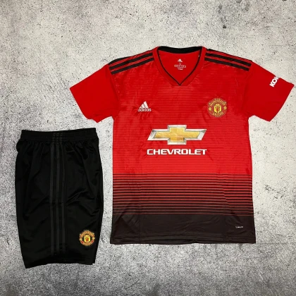 Футбольная форма Manchester United Home 18/19 red/black