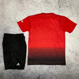 Футбольная форма Manchester United Home 18/19 red/black #2