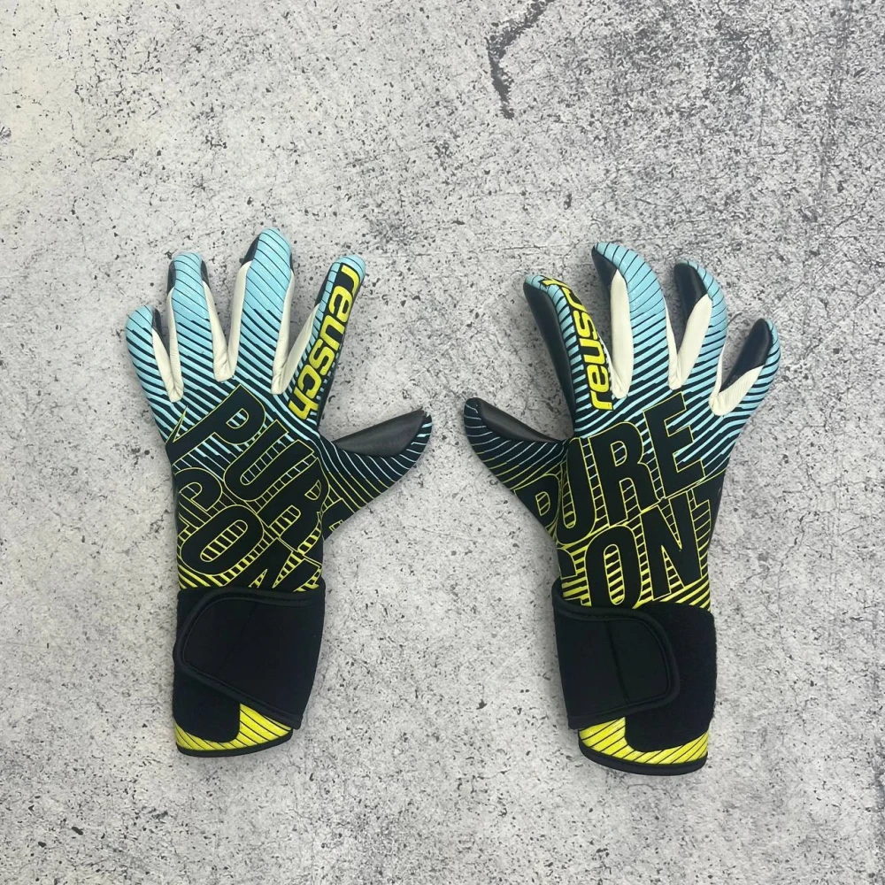Вратарские перчатки Reusch Pure Contact black/yellow #1