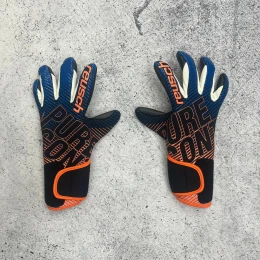 Вратарские перчатки Reusch Pure Contact black/blue #1