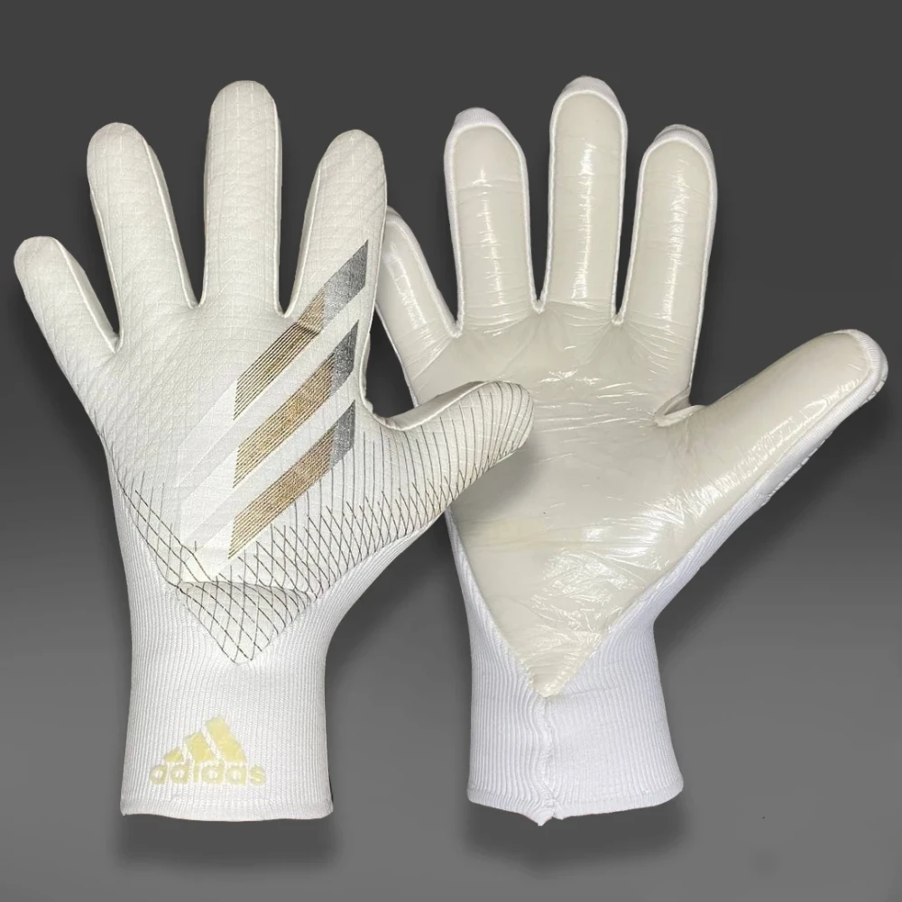 Вратарские перчатки Adidas white/gold #1