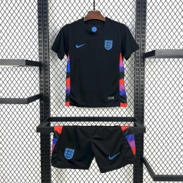 Детская футбольная форма England Away 25/26 black #1