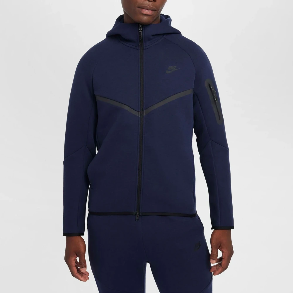 Костюм Nike Tech Fleece zip logo navy #2