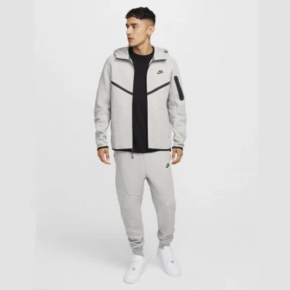 Костюм Nike Tech Fleece zip logo grey