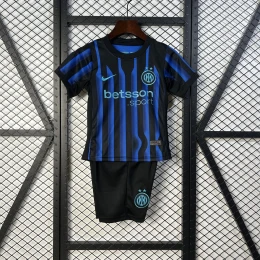 Детская футбольная форма Inter Home 25/26 blue/black #1