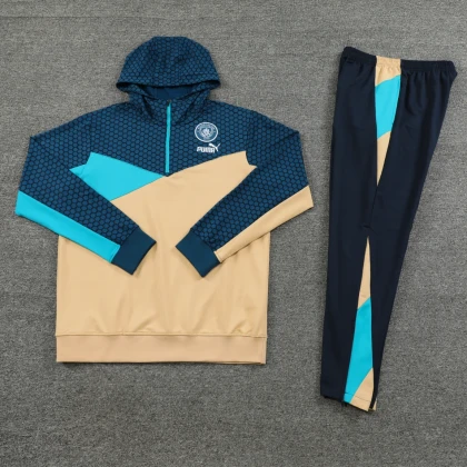 Костюм худи Man City biege/black