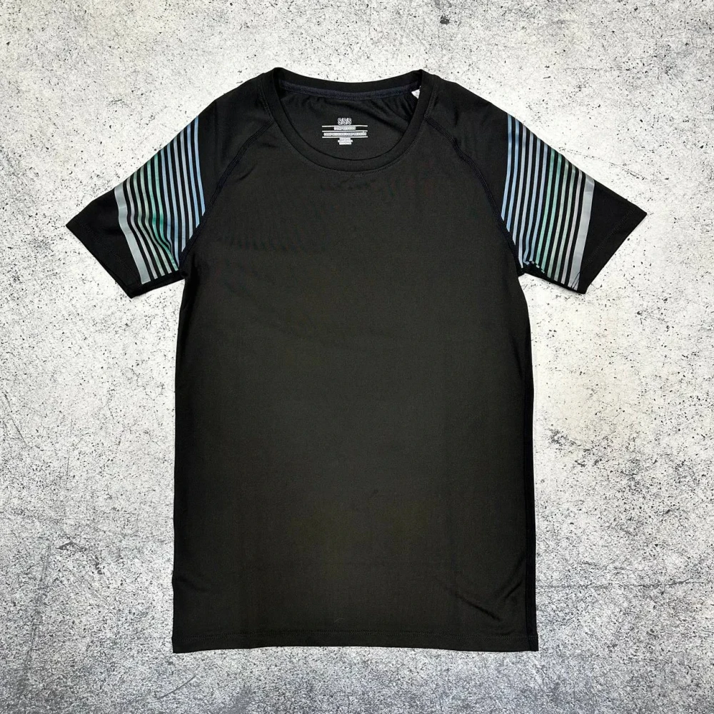 Термо футболка rainbow SS black #2