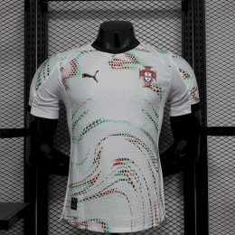 Футболка Portugal 25 Away Top white #1