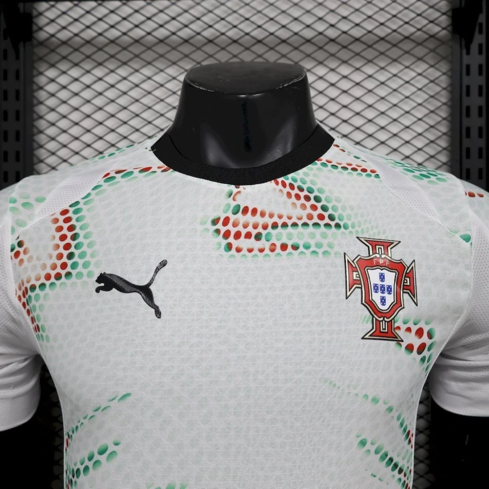 Футболка Portugal 25 Away Top white #3