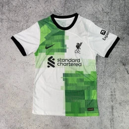Футболка Liverpool Away 23/24 Top white/green #1