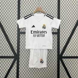 Детская футбольная форма Real Madrid Home 24/25 white #1