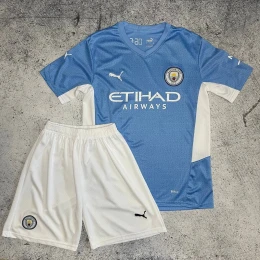 Футбольная форма Man City Home 21/22 blue/white #1