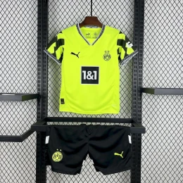 Детская футбольная форма BVB Away 25/26 volt/black #1