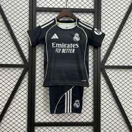 Детская футбольная форма Real Madrid Away 25/26 темно-синяя #1
