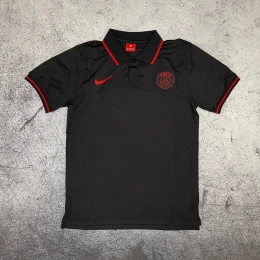 Футболка поло PSG black #1