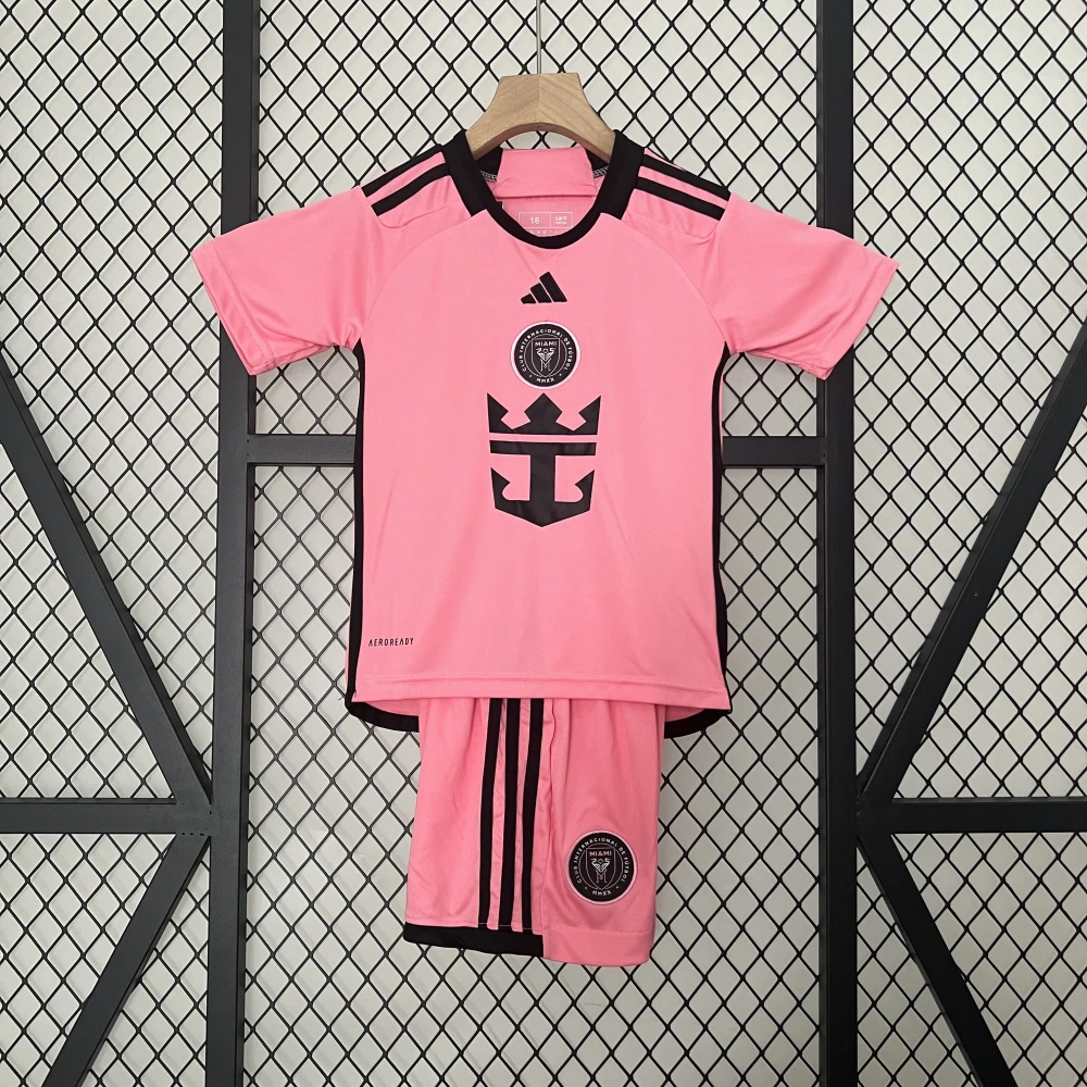 Детская футбольная форма Miami Home 24/25 pink #1