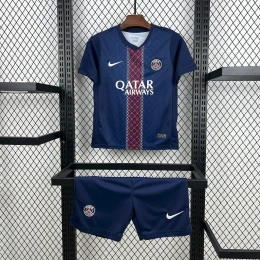 Детская футбольная форма PSG Home 25/26 navy/red #1