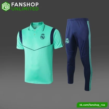 Костюм поло Real Madrid green/navy