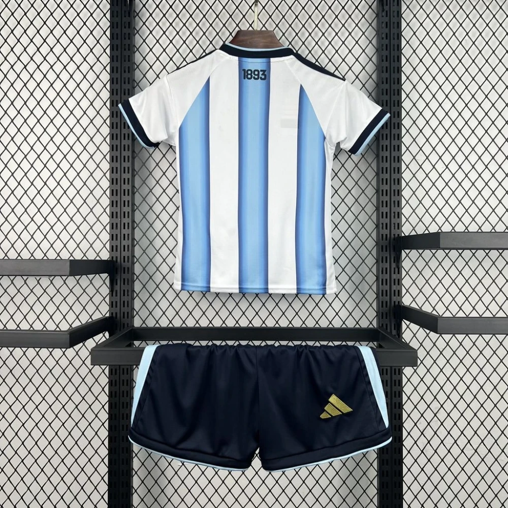 Детская футбольная форма Argentina Home 26/27 white/blue #2