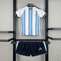 Детская футбольная форма Argentina Home 26/27 white/blue #2