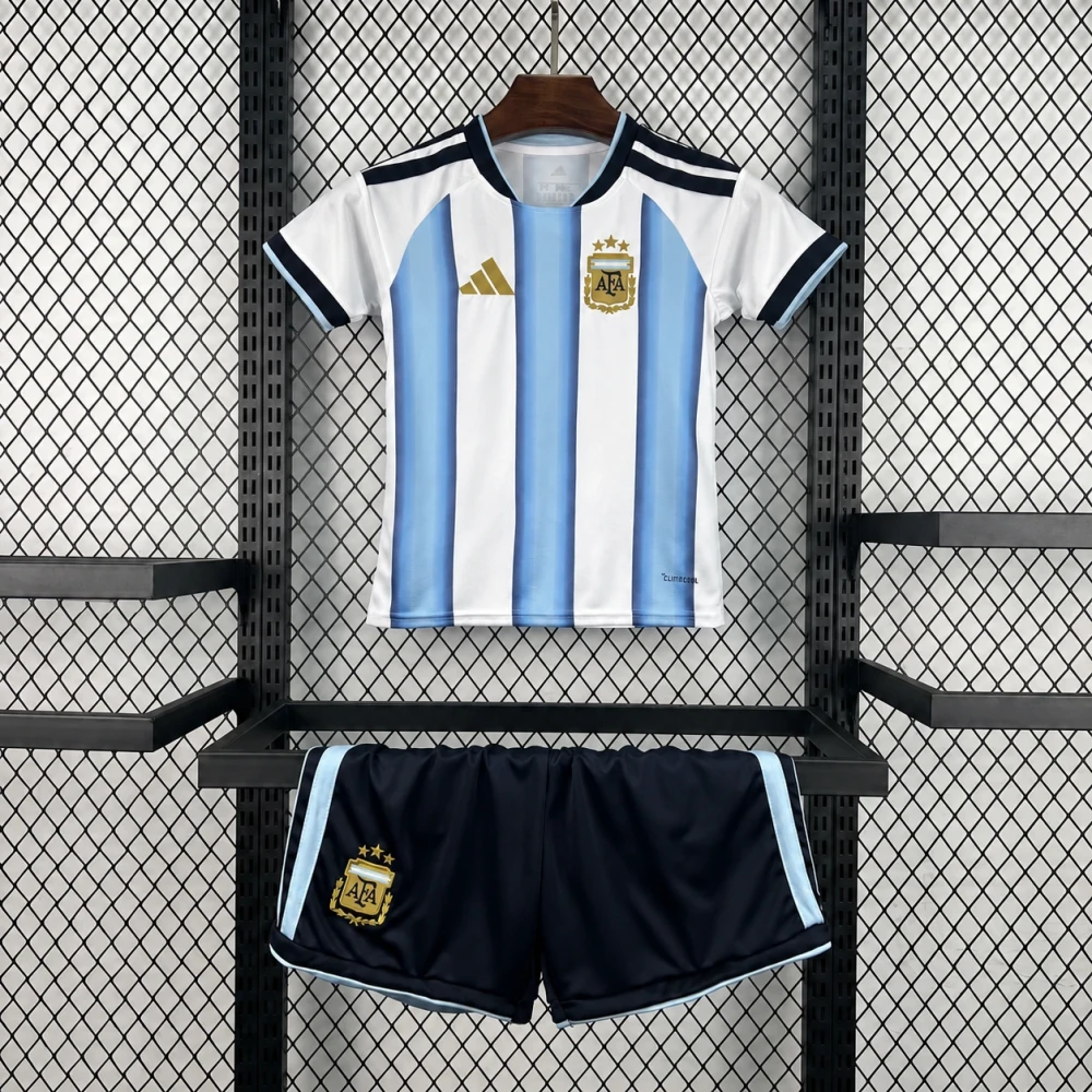 Детская футбольная форма Argentina Home 26/27 white/blue #1