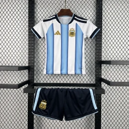 Детская футбольная форма Argentina Home 26/27 white/blue #1