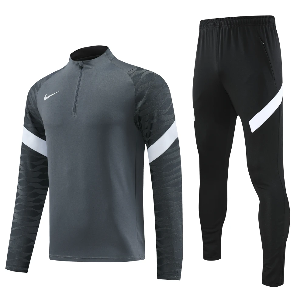 Детский костюм Nike Dry Strike 21 grey/black #1