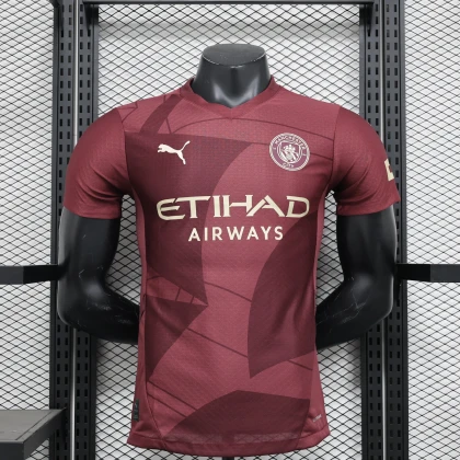 Футболка Man City Third 24/25 Top bordo