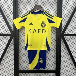 Детская футбольная форма Al Nassr Home 25/26 yellow #1