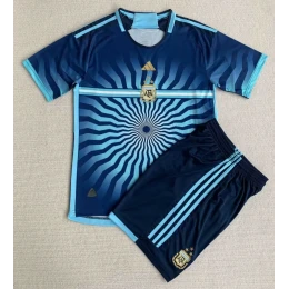Детская футбольная форма Argentina 23/24 navy/blue #1