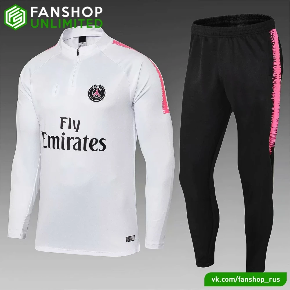 Костюм PSG white/black #1