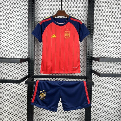 Детская футбольная форма Spain Home 26/27 red