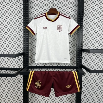 Детская футбольная форма Spain Away 26/27 white/red