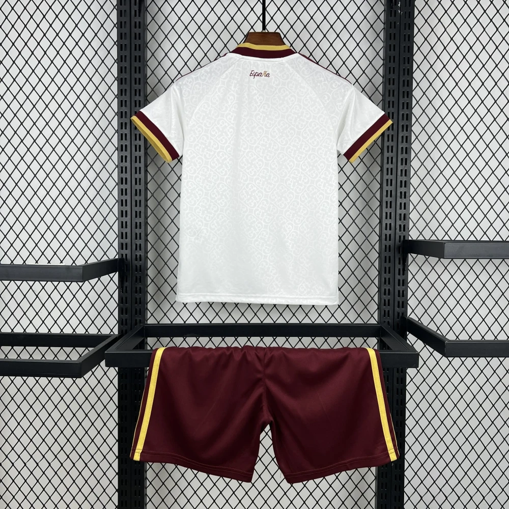 Детская футбольная форма Spain Away 26/27 white/red #2